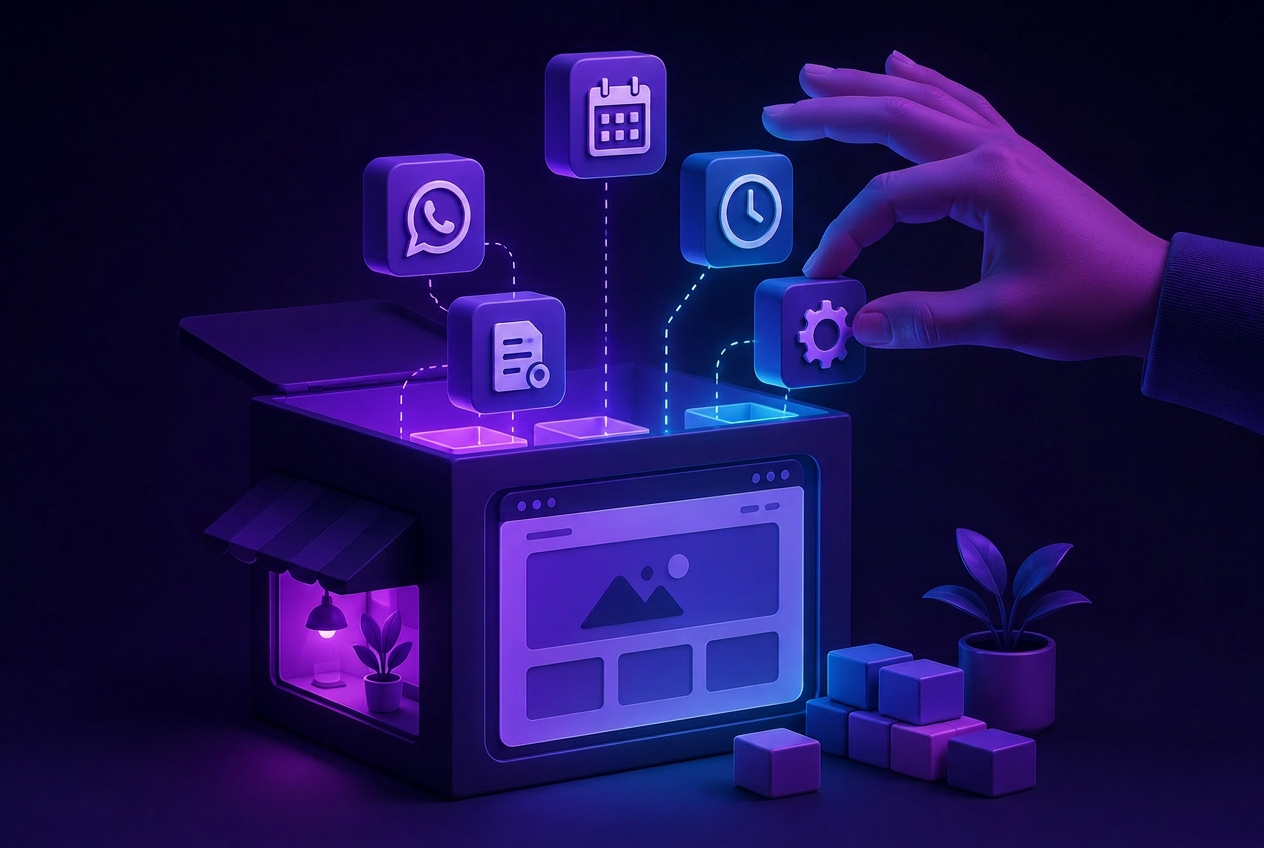 Automatizaciones, calendario y chat integrados
